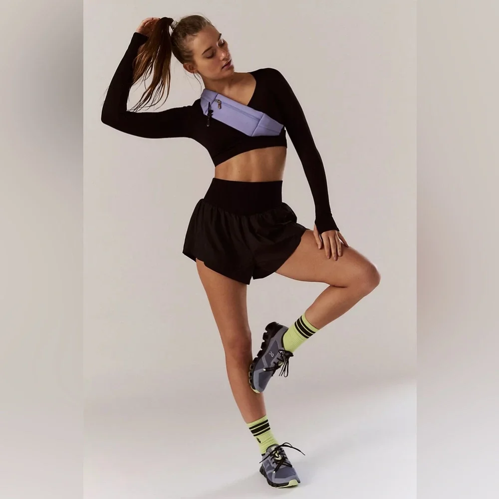 NWT Free People Carpe Diem Shorts in Black XS - Picture 3 of 12